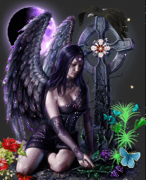 Gif animé gothique sorcière